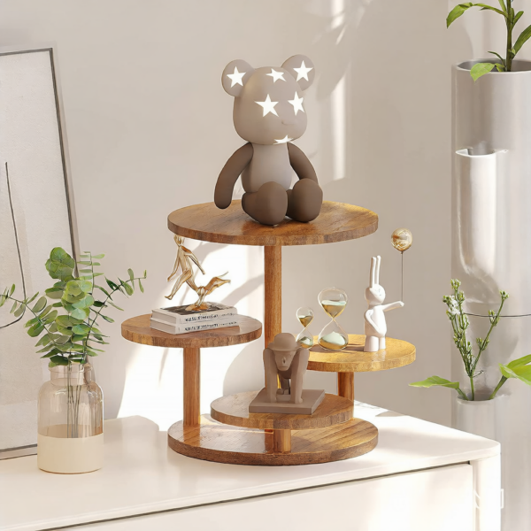 Wooden Multi Layer Display Rack